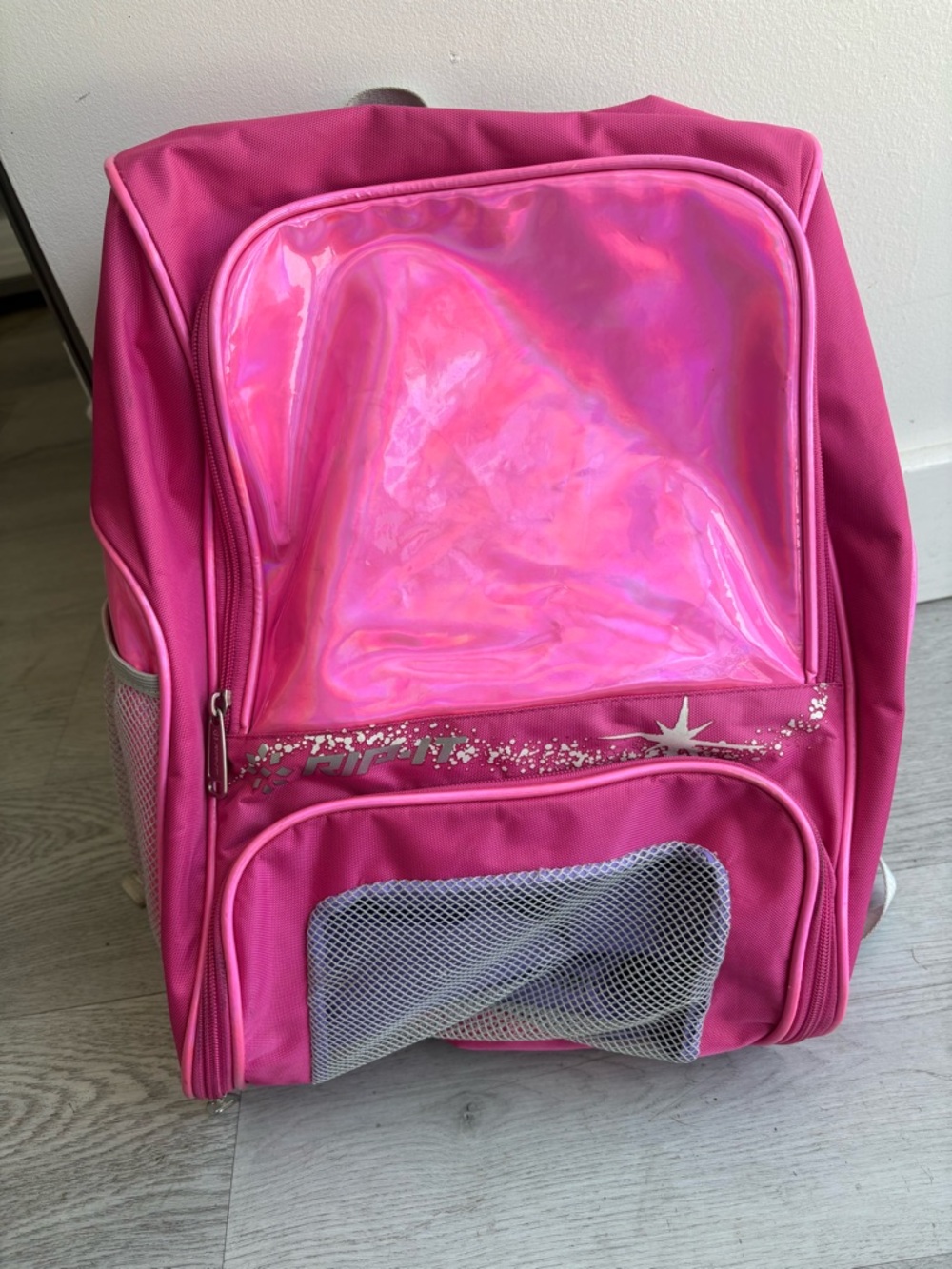 Kids Pink Iridescent Backpack - School Bag